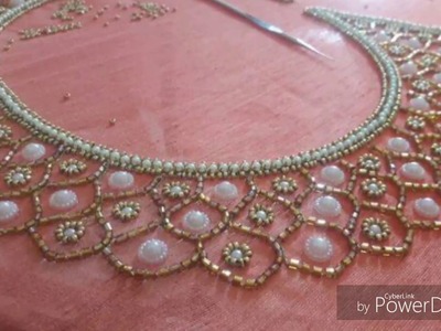 New  Hand embroidery. Neck designs for dresses and blouses