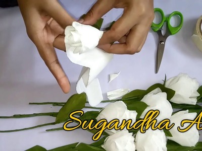 Tissue Paper Flowers ll Paper Flowers ll  Ganpati Decoration ll