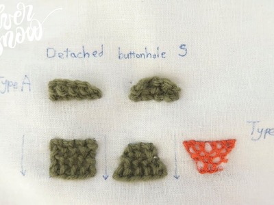 [프랑스 자수] 디테치드 버튼홀 스티치 detached buttonhole stitch, hand embroidery stitch tutorial