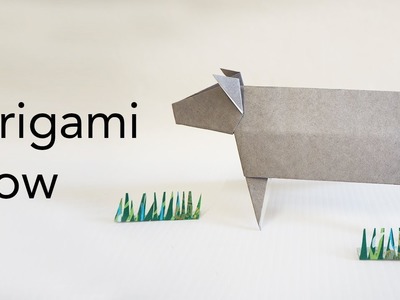 Tutorial for Origami Cow