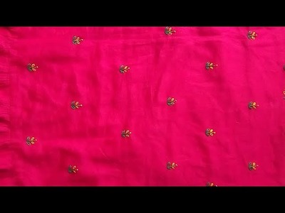 All Over Dress and Kurti Design | Hand Embroidery Stitches Gujarati)
