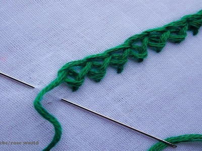 Basic Hand Embroidery Part - 32 | Mountmellick Stitch
