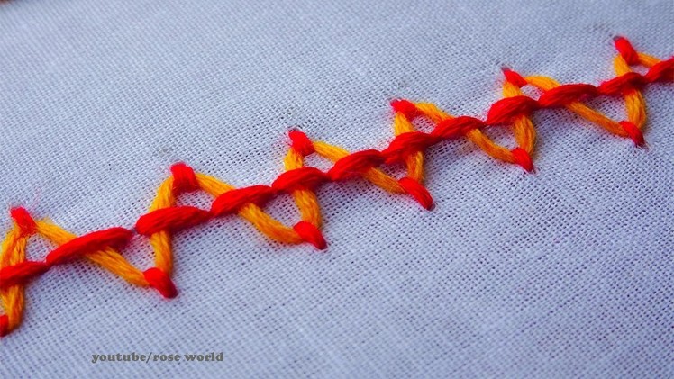 Basic Hand Embroidery Part - 37 |Different type Backstitch  Video tutorial