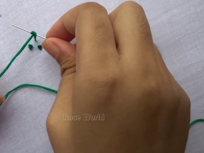Basic Hand Embroidery Part - 52 | Colonial Knot