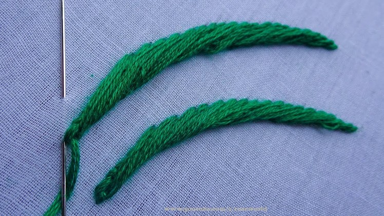 Basic Hand Embroidery Part - 65 | Rope Stitch Embroidery Video tutorial