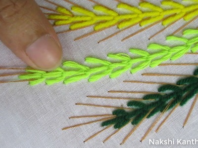 Basic Hand Embroidery Stitches; Step by Step Video Tutorial; Part 5