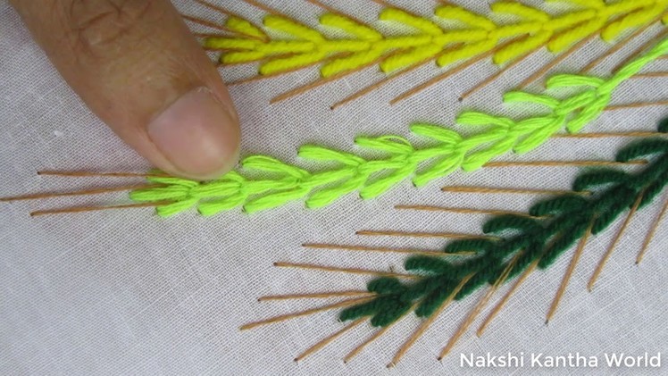 Basic Hand Embroidery Stitches; Step by Step Video Tutorial; Part 5