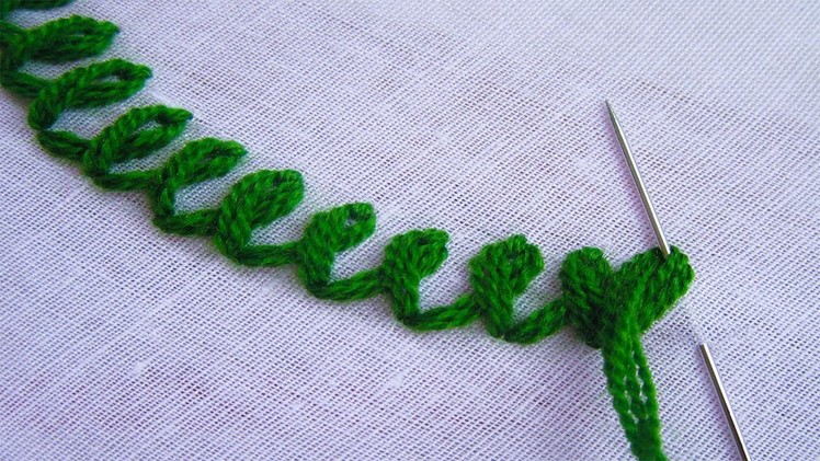 Basic Hand Embroidery Stitches; Step by Step Tutorial; Part 15