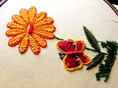 Bead stitch design | Hand Embroidery designs