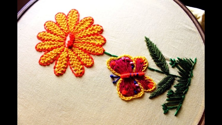 Bead stitch design | Hand Embroidery designs