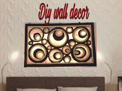 Diy wall hanging craft ideas.Diy unique wall hanging.wall decor diy.fashion pixies