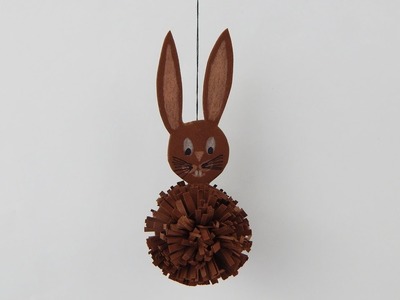 Easter decoration Easter bunny DIY papercraft deco Osterdekoration Osterhase