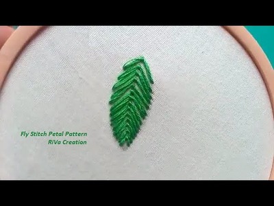 Fly Stitch | Petal Pattern | Hand Embroidery Stitches(Gujarati)