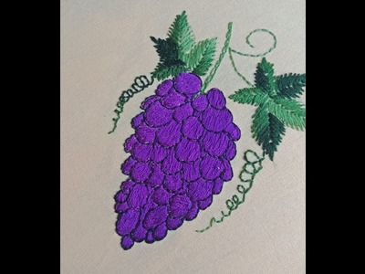 GRAPE II Grapes Hand Embroidery Stitch II Hand Embroidery Work