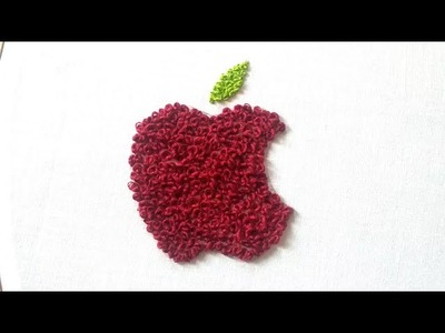 Hand embroidery 2018 | apple logo design | hand embroidery for beginners.