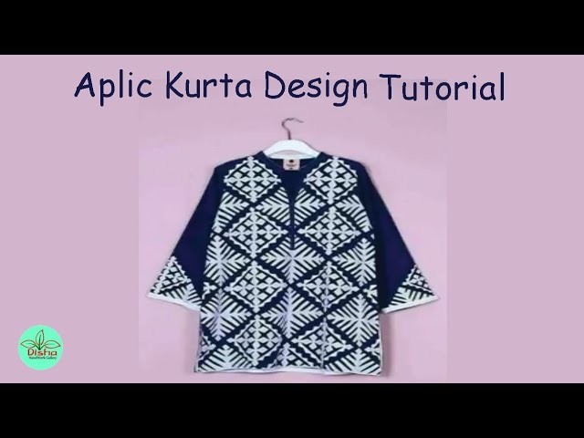 Hand Embroidery.Aplic Work Tutorial for kurta and Bedsheet.Applique Work.Rilli Work.PatchWork#104
