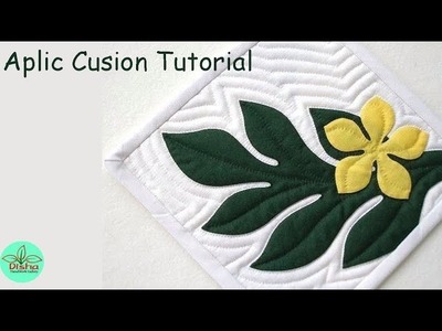 Hand Embroidery.Aplic Work Tutoriul for cushion and Bedsheet.Applique Work.Rilli Work.PatchWork#107