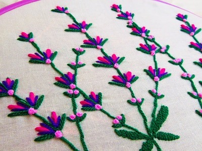 Hand Embroidery; Brazilian Embroidery; Flower Embroidery