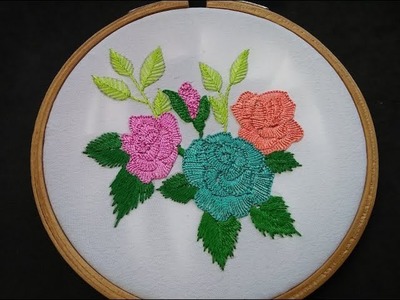 Hand Embroidery - Buttonhole Stitch Embroidery