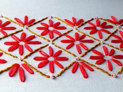 Hand Embroidery nakshi katha design.