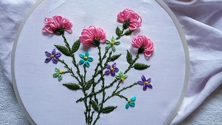 Hand embroidery. New Hand embroidery design.
