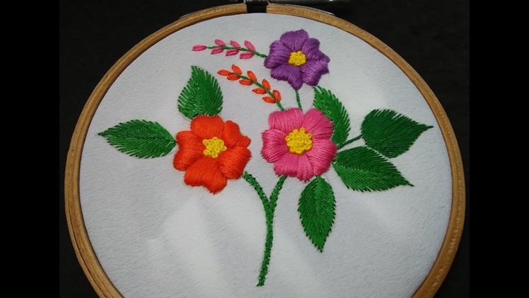 Hand Embroidery - Padded Satin Stitch