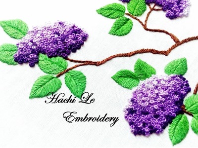 Hand Embroidery Tutorial for Beginners| French Knots | Cách thêu cơ bản: hướng dẫn thêu sa hạt
