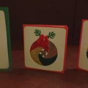 Iris fold Christmas Cards