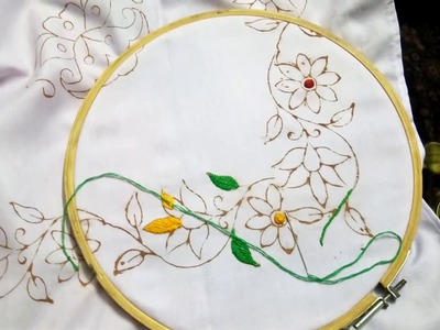 Kashmiri Stitch (Hand Embroidery DIY)