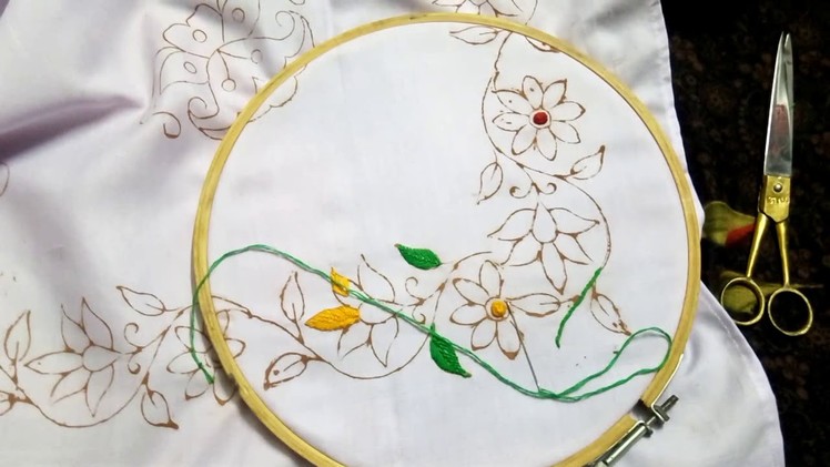 Kashmiri Stitch (Hand Embroidery DIY)