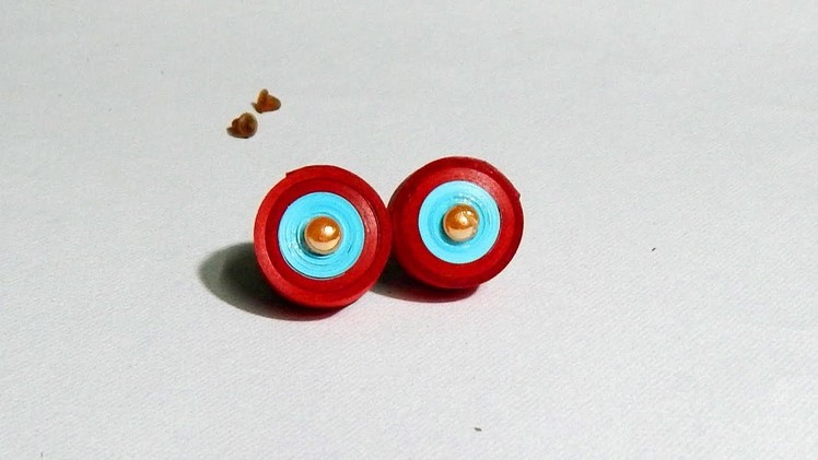 Modern Quilling Studs Earrings  Design 4