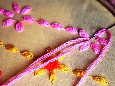 Oyster stitch | Hand embroidery designs