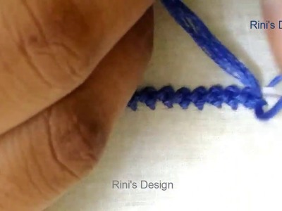 Palestrina Stitch,Basic hand embroidery.palestrina stich tutorial for beginners part-9