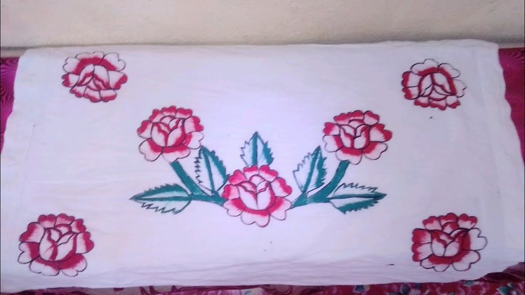 Pillow cover design |pillow cover paint design |Woolen design |home decoration |hand craft |home mak