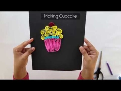 Quilling cupcake in 4K