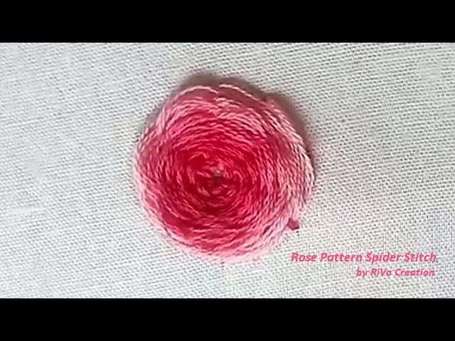 Spider Stitch(Part 1) | Hand Embroidery Stitches Pattern(Gujarati)