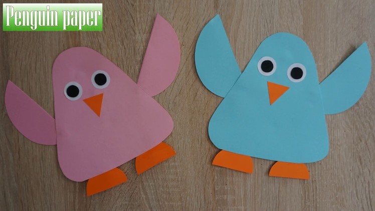 Art Of Cutting Paper Penguin  || How to make a paper Penguin