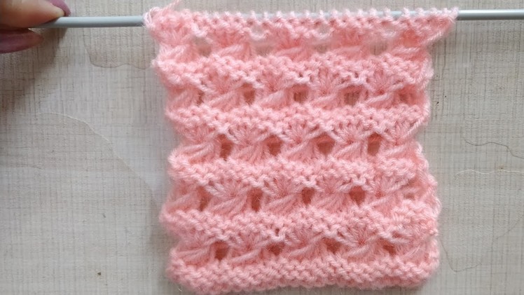 Baby Frock Knitting Pattern In Hindi with English subtitles