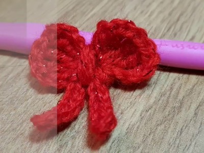 BEGINNERS EASY TO FOLLOW Step by step walk through  CROCHET BOW
