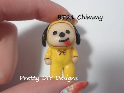 BT21 Chimmy Polymer Clay Keychain
