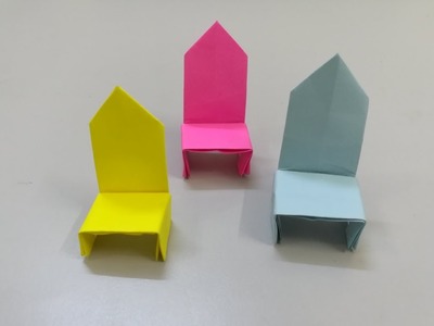 Como hacer sillas de papel Origami | How to Make a Origami Paper Chairs