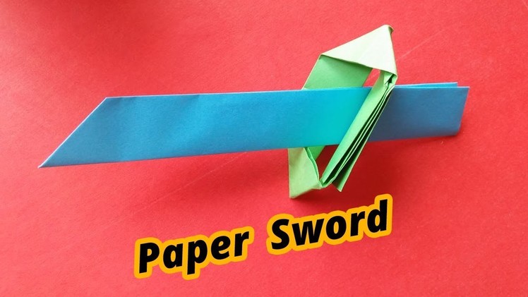 Easy Origami Paper Sword | How To Make A Paper Sword For Kids