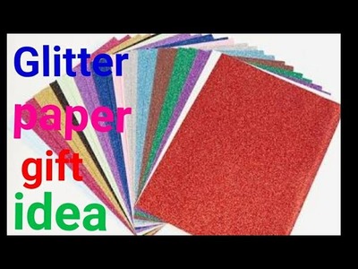 Glitter sheet idea PART-1||Making photo frame||Love photo frame with glitter paper.