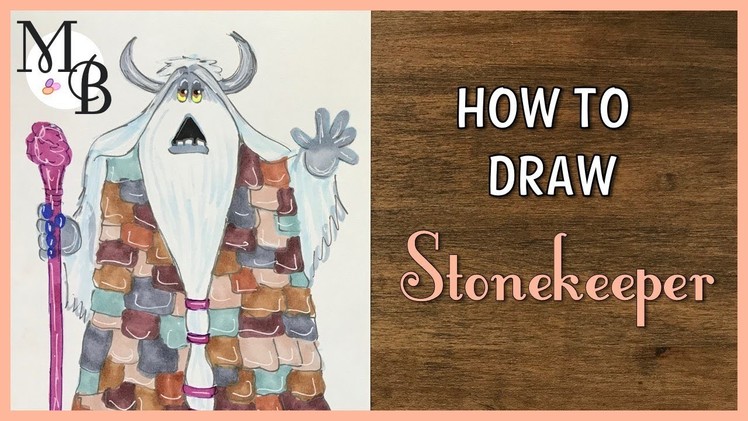 How to Draw Stonekeeper from Smallfoot