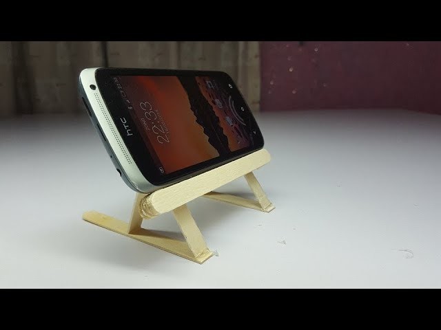 How To Make A Mobile Stand | Ice Cream Stick Mobile Stand | DIY Phone Stand