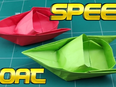 How to Make A Paper Boat | DIY Easy Paper Speed Boat | Origami Paper Boat Making Instructions
