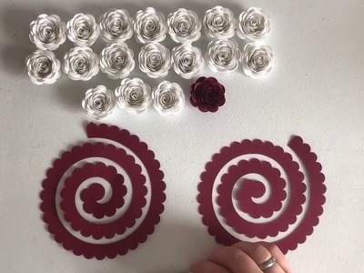 How to Make a Rolled Paper Flower With the Cricut
