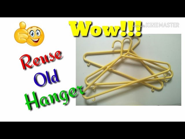 How to make earring holder with waste hanger. . in easy way