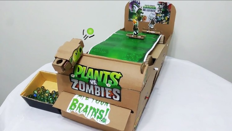 How to make Plant vs Zombies -Cardboard Game (Diy)