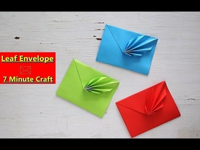 How How To Make Your Origami Leaf Envelope With Paper Diy